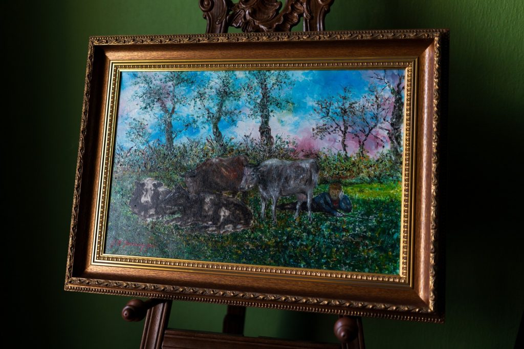 Schilderij pastoor Janning